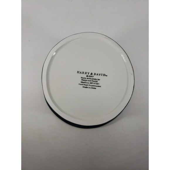 Harry and David Top Hat Candy Dish Bowl 2007 Trinket Christmas Frosty Snowman - Picture 7 of 13